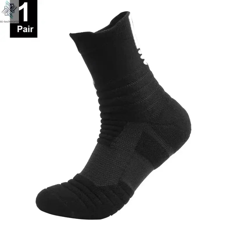 1/3 Pairs Anti-slip Football Socks Men Cotton Sock Short Long Tube Soccer Basketball Sport Socks Breathable Deodorous Sock 39-45 Ai-TechWorld