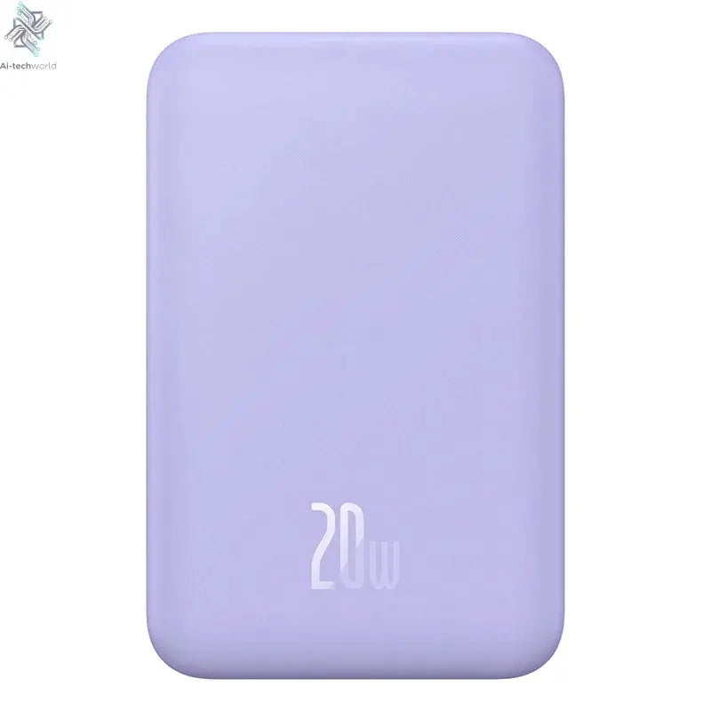 10000mah Magnetic Wireless Power Bank 20W Fast Charge Ultra Thin Portable Charger for iPhone 16 15 14 13 Pro Max Samsung Ai-TechWorld