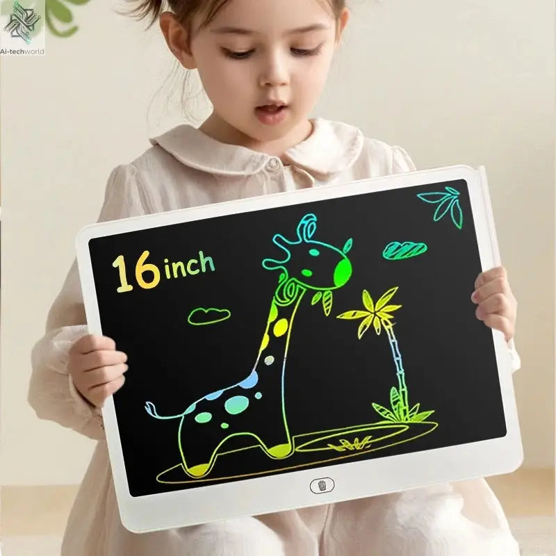 16/13/11 Inch LCD Writing Board Drawing tablet Kids Writing Painting Children Educational Toys for 3 4 5 6 7 8 Years Girls Boys Ai-TechWorld