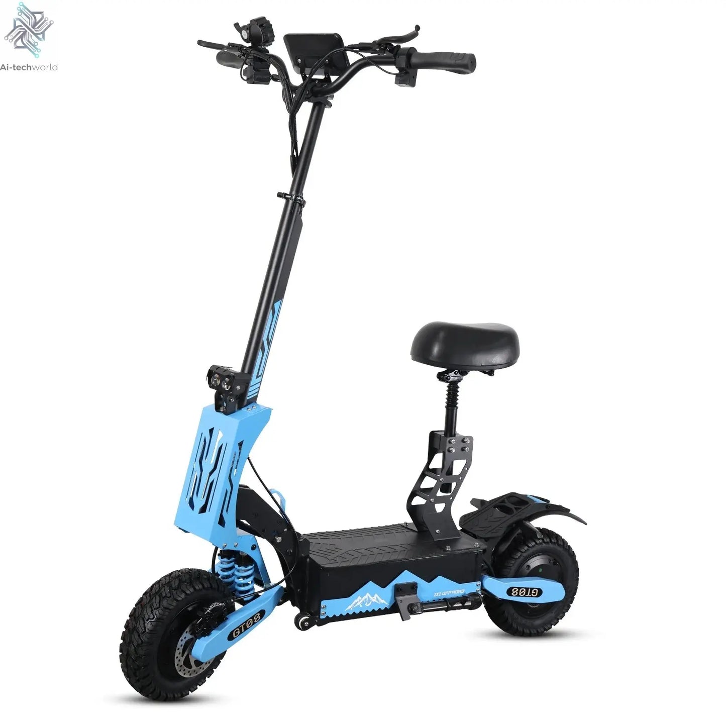 5600W Dual Motor Adult Electric Scooter - Foldable e - Scooter - Ai - TechWorld
