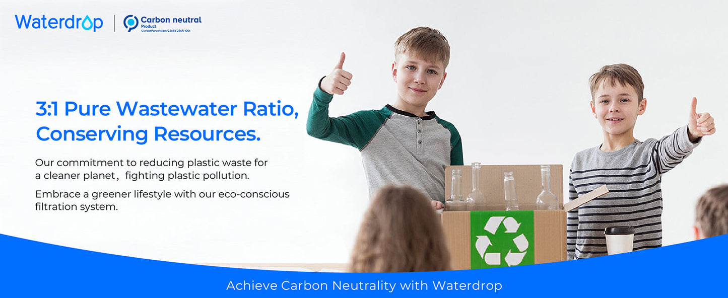 Waterdrop G3P800 Reverse Osmosis System, 800 GPD Fast Flow, NSF/ANSI 42 & 53 & 58 & 372 Certified, 3:1 Pure to Drain Ai-TechWorld