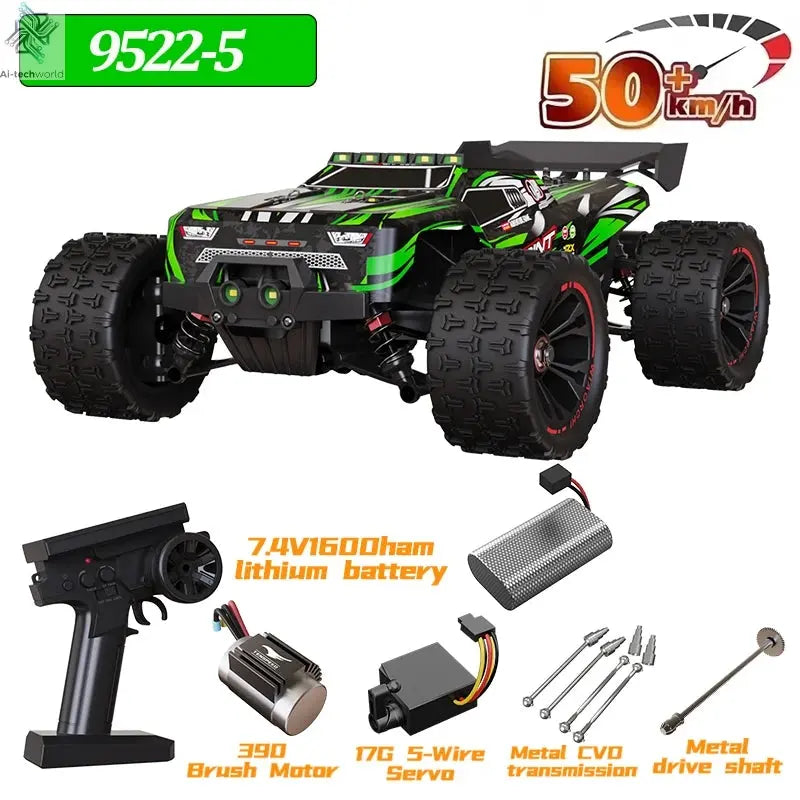 9522PRO 85KM/H High-speed RC Car Brushless Four-wheel Drive Off-road Drift 1:16 Professional Racing Car 9522 50KM/H Boy's Toy Ai-TechWorld