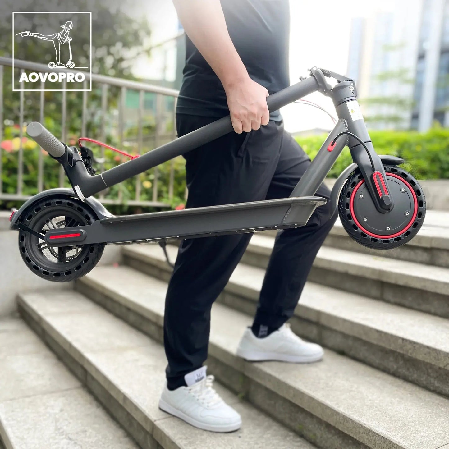 AOVOPRO ES80 350W Electric Scooter 10.5Ah 19mph Max Speed Smart APP Control 21miles Max Range Foldable E-Scooter for Adult Ai-TechWorld