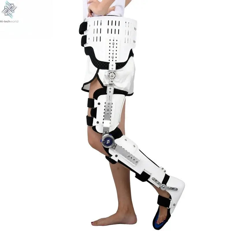 Adult Adjustable Hip, Crotch, Waist, Knee, Ankle and Foot Joint Fixation Brace, High and Low Paraplegic Walking Brace Ai-TechWorld