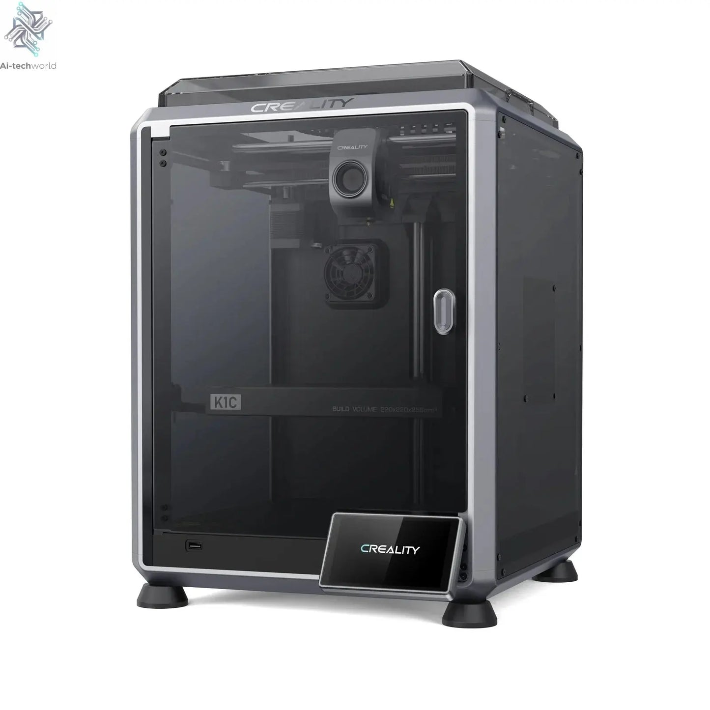 Creality K1C 3D Printer 600mm/s Auto Leveling Robust Direct Extruder Tri-High Speed Printing Upgrade K1 with AI Camera Printer Ai-TechWorld