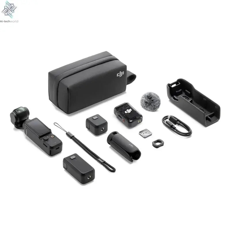 DJI Osmo Pocket 3 Creator Combo 1″ CMOS Pocket Gimbal Camera 4K/120fps 2-Inch Rotatable Screen Original Brand in Stock Ai-TechWorld