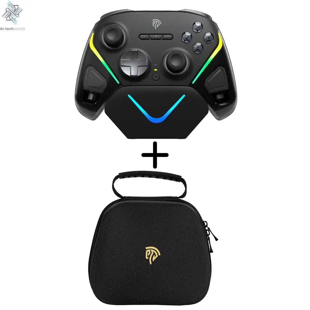 EasySMX TMR Stick Controller D10 Wireless Gamepad Compatible with PC/Switch/Steam/Phone/TV, Charging Dock, Micro Triggers Ai-TechWorld