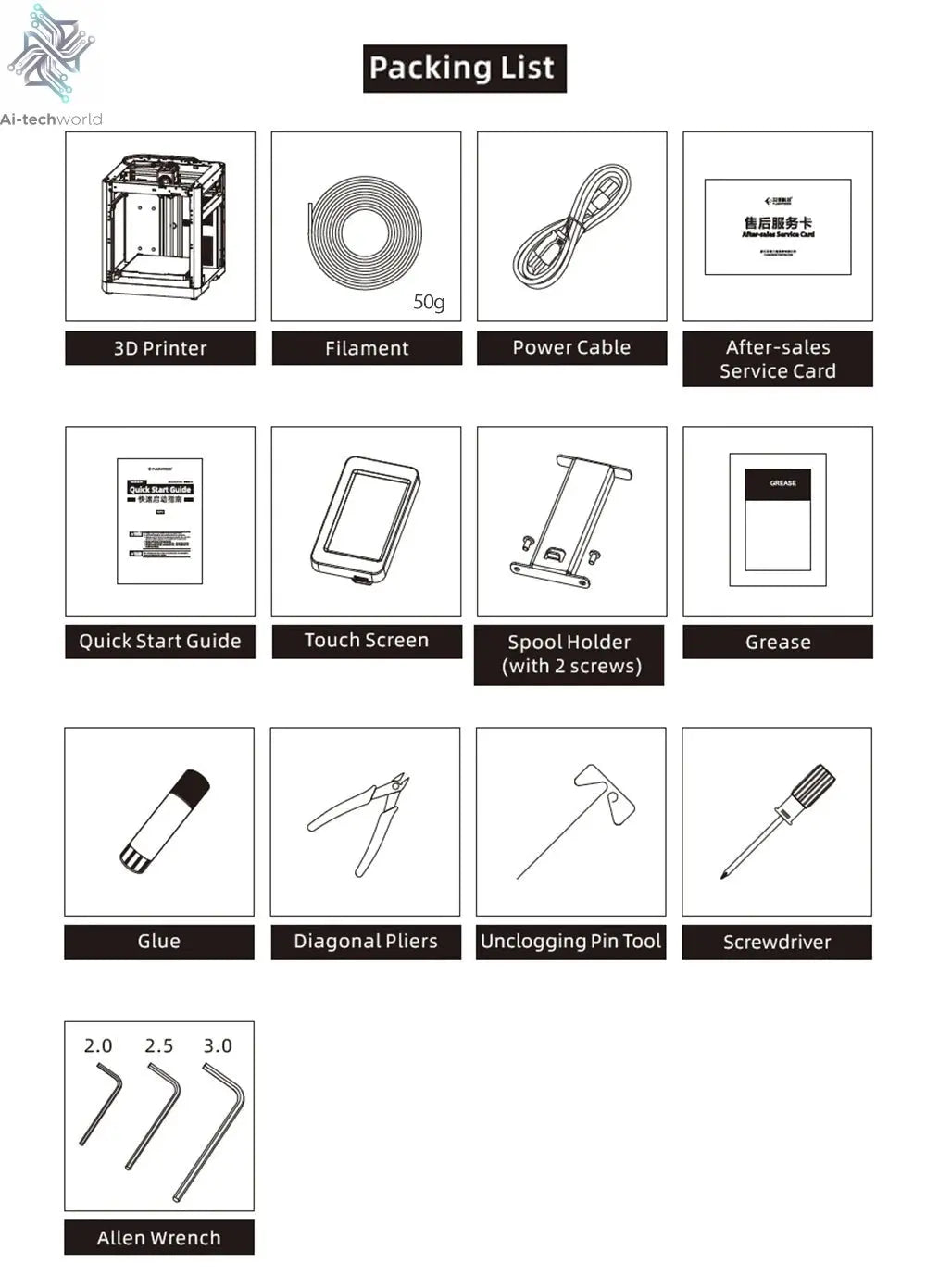 Flashforge Adventurer 5M 3D Printer with Auto Leveling and Power Loss Recovery - #Ai-TechWorld#