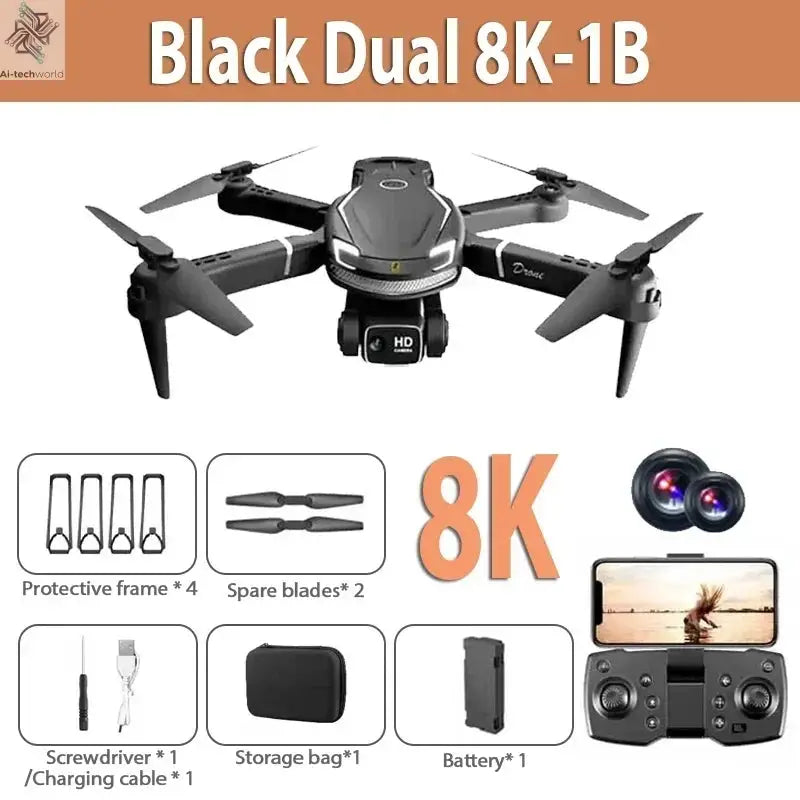 For Xiaomi V88 Drone 8K 5G GPS Professional HD Aerial Photography Remote Control Aircraft HD Dual Camera Quadcopter 4k drone Ai-TechWorld
