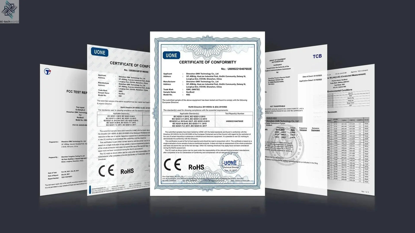 GMKtec K12 Gaming Mini PC AMD Ryzen 7 H 255(Upgraded 8745HS) Windows 11 Pro Desktop Mini Computers Barebone WiFi 6E/BT5.2, USB-C Ai-TechWorld