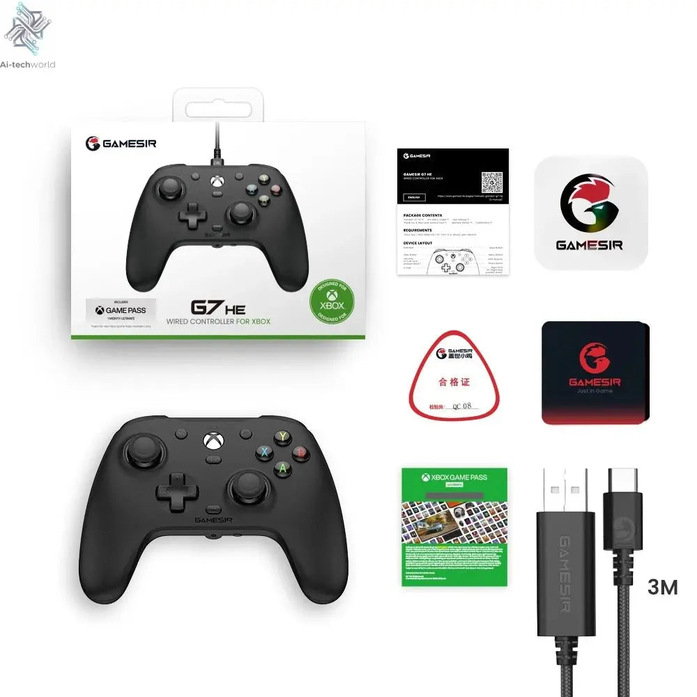 GameSir G7 HE Xbox Gaming Controller Hall Effect Gamepad for Xbox Series X, Xbox Series S, Xbox One, Steam and Windows PC - Ai - TechWorld