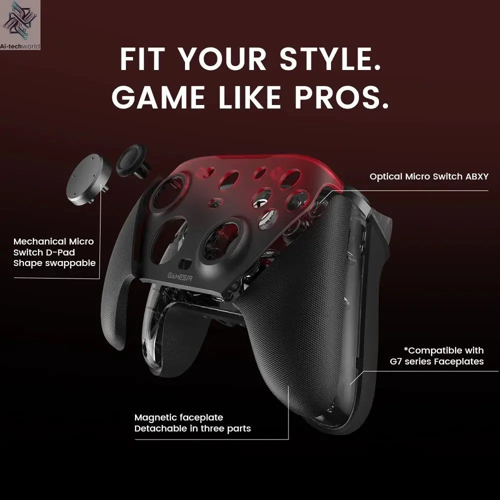 GameSir G7 Pro Xbox Gaming Controller Wired Gamepad for Xbox Series X|S, Xbox One X|S, Steam, PC, Android with Charging Dock - Ai - TechWorld