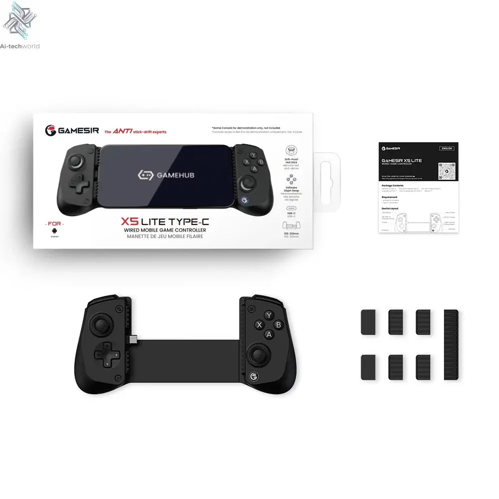 GameSir X5 Lite Mobile Gaming Controller for Android & iPhone 16/15, Hall Effect Joystick Portable Gamepad for On - the - Go Play - Ai - TechWorld