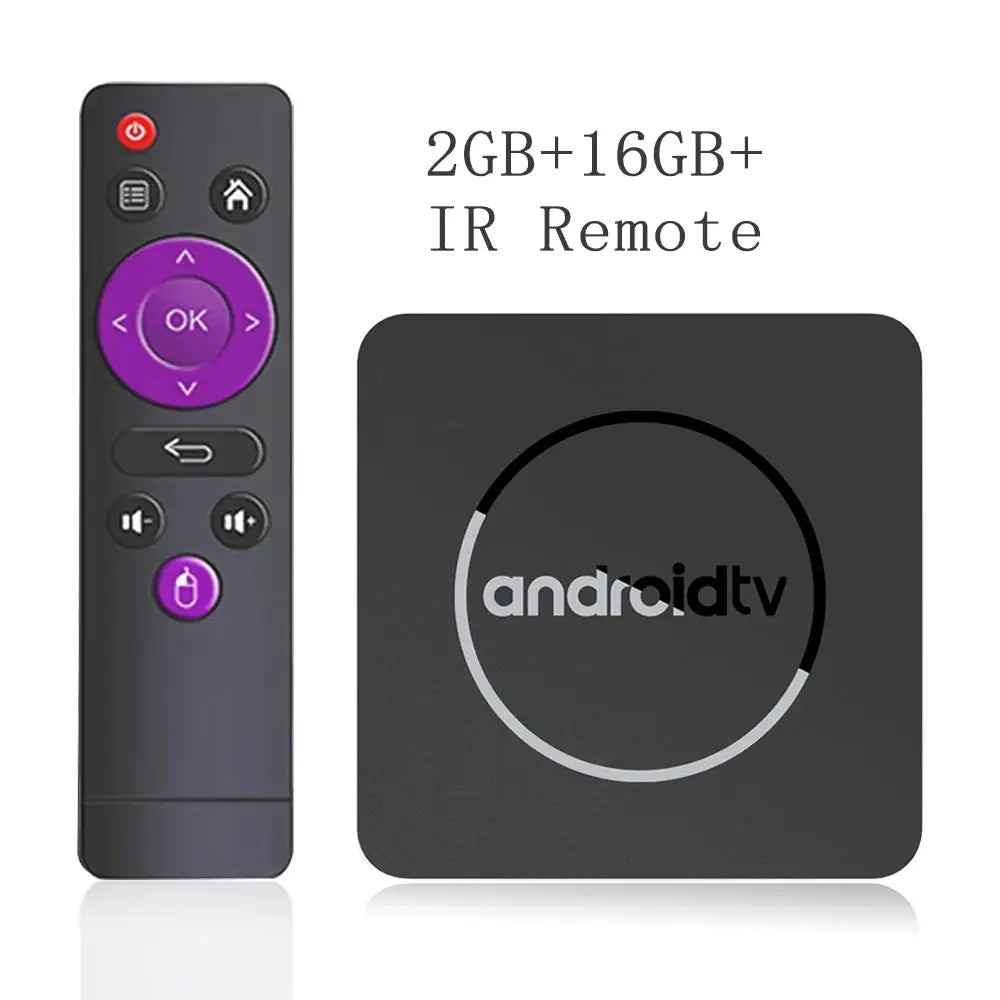 Global Version Mortal Smart Streaming Media TV Box Android13 AllwinnerH313 Bluetooth Google Assistant 2.4G&5G Wifi 4KHD Q1 Ai-TechWorld