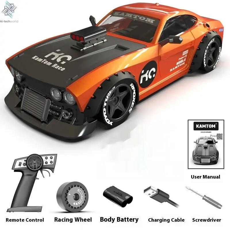 Hot Kamtom Km3299 1/32 Rc Car 4wd High-Speed Remote Control Drift Car With Gyro Professional Adult Racing Car Toys Gift - Ai-TechWorld