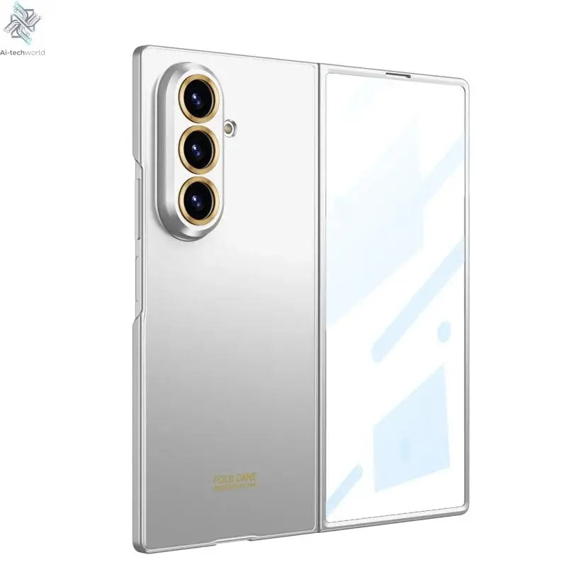 Luxury Fashionable Ultra-thin Phone Case For Samsung Galaxy Z Fold 7 6 5G With Screen Glass Protect Film Matte Protector Cover Ai-TechWorld