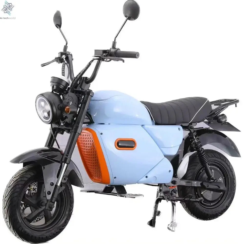 M3 Electric Motorcycle - 72V High-Power, Long-Range, 2-Seater Retro E-Motorcycle - Ai-TechWorld