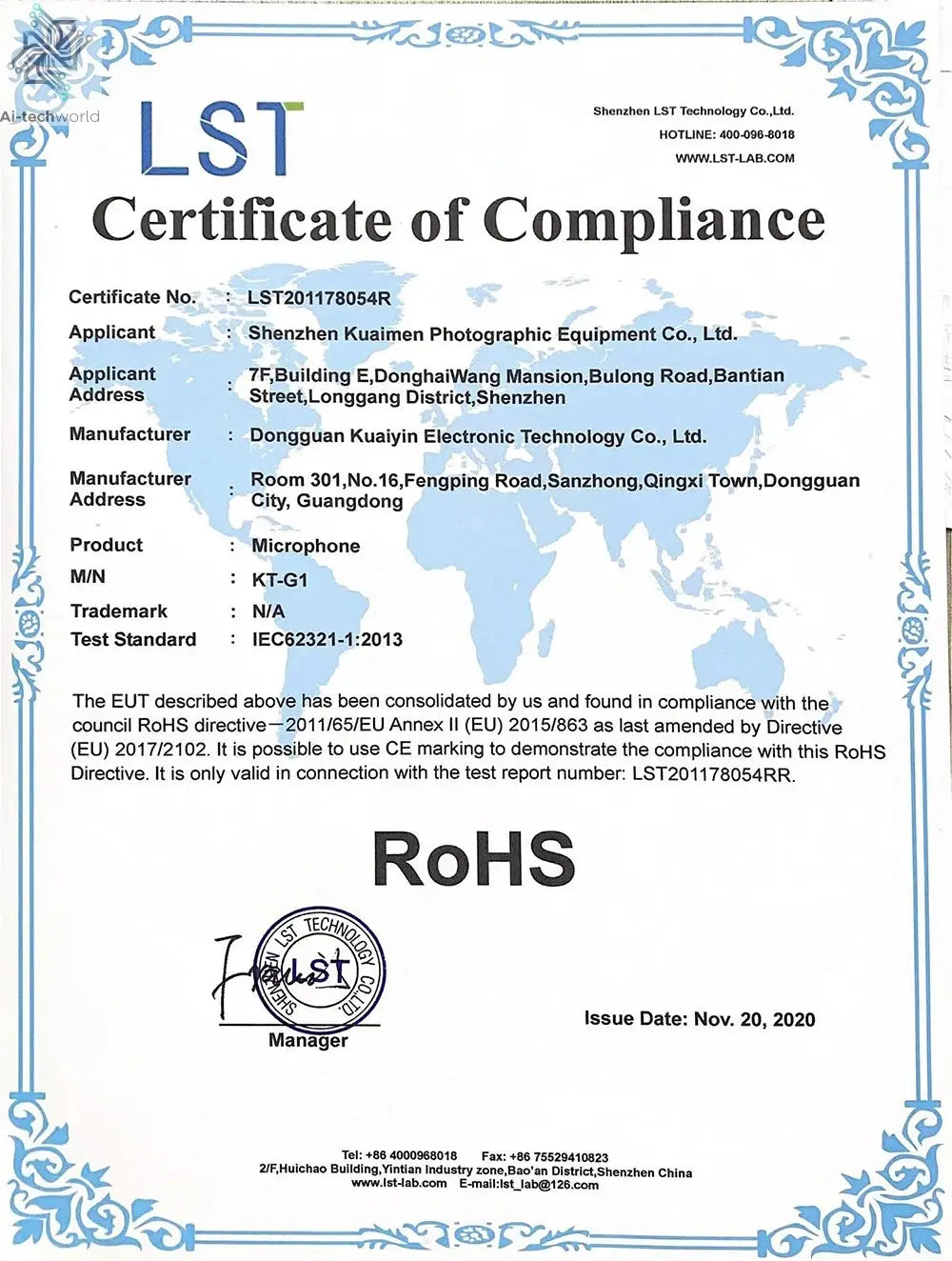 MAMEN Video Recording Microphone with Long Spring Cable Plug and Play for Phone SLR Camera for Vlog Interview Podcast Microfone Ai-TechWorld