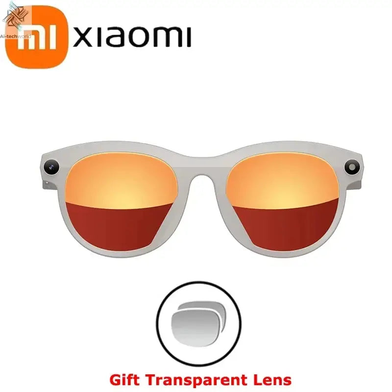 MIJIA 6K HD AI Smart Camera Glasses Multifunctional Bluetooth Calling Voice Assistant Music Player Translation Camera Glasses Help passing Exams Ai-TechWorld