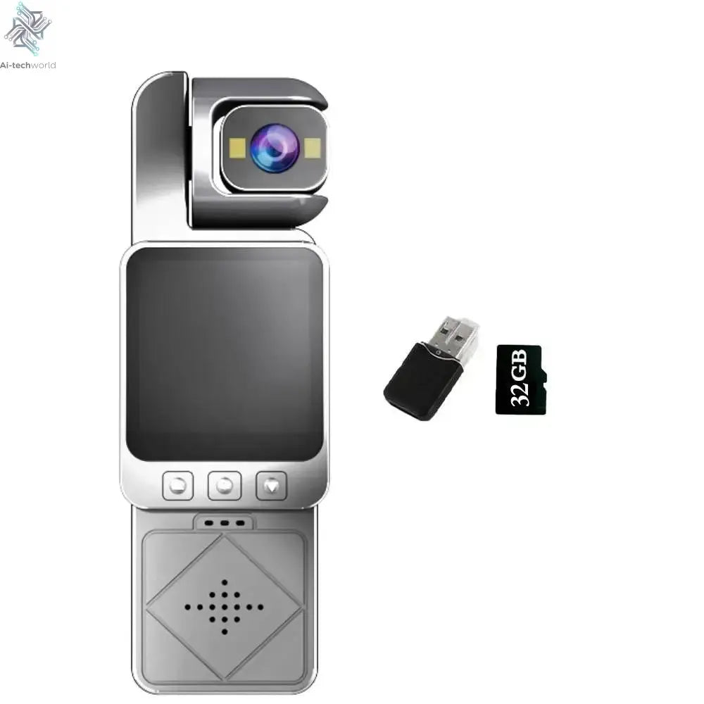 Mini Action Camera WIFI IP65 Waterproof Action Camera 1.54 Inch 1080 HD Sports Camera Chest Worn Video Recorder Cycling Vlogging Ai-TechWorld