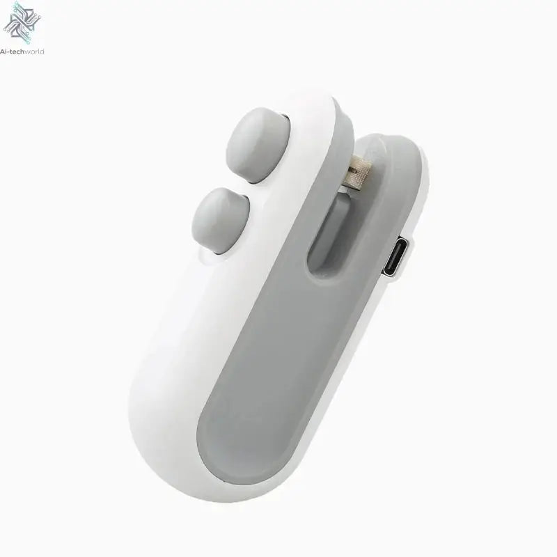 Mini Sealing Machine USB Rechargable Heat Sealer Storage Bag Plastic Package Food Sealer Clip Bag Handheld Food Heat Sealer Ai-TechWorld
