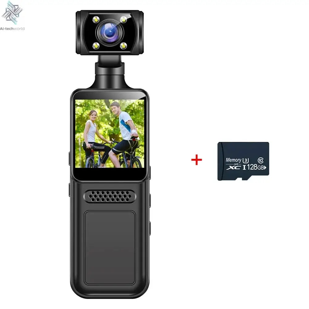 NEW 4K WIth Wifi Hotspot Mini Camera Portable Digital Video Recorder Body Camera Night Vision DVR Miniature Camcorder 2025 Ai-TechWorld
