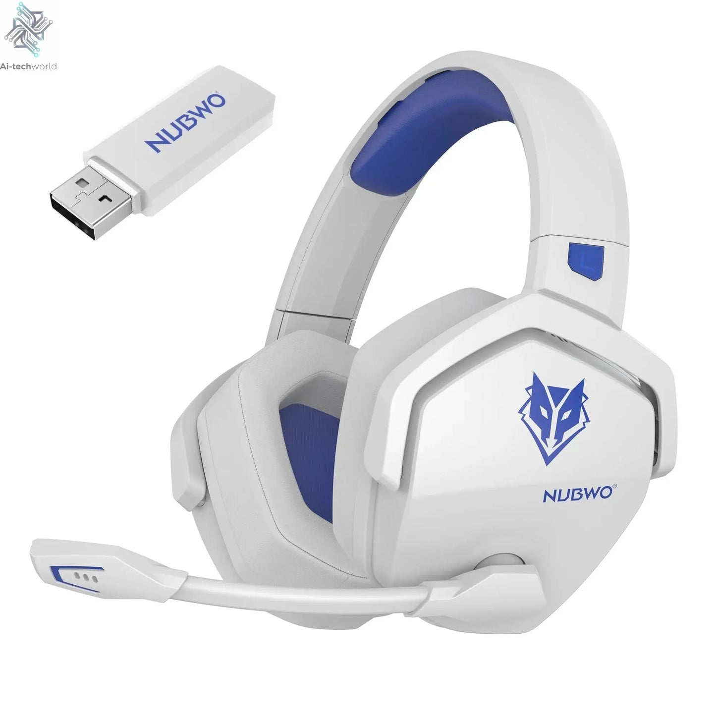 NUBWO G06 Dual Wireless Gaming Headphones 2.4GHz Bluetooth 5.3 Headsets Gamer with Microphone for PS5, PS4, PC, Mobile, Switch Ai-TechWorld