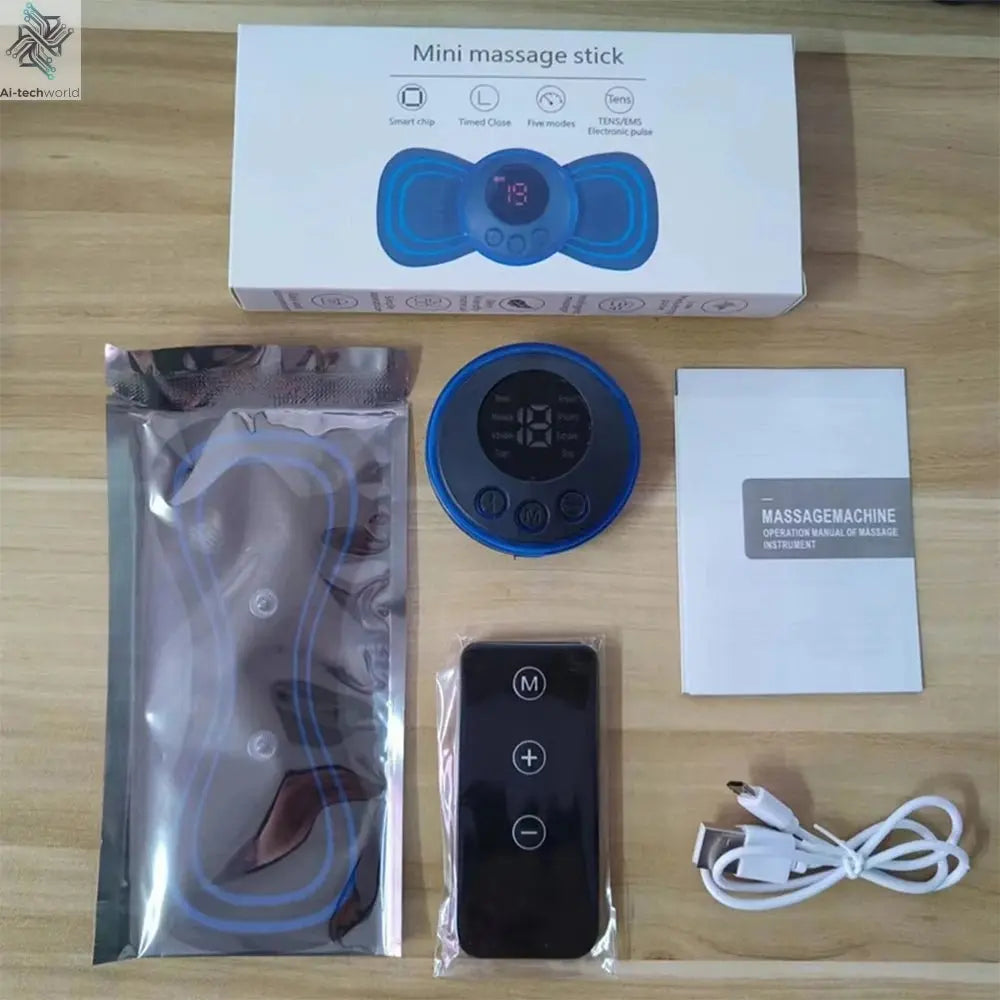 New Cervical Massage Device Mini Massager Micro Current Neck Portable Shoulder Massager to Relieve Fatigue - Ai - TechWorld