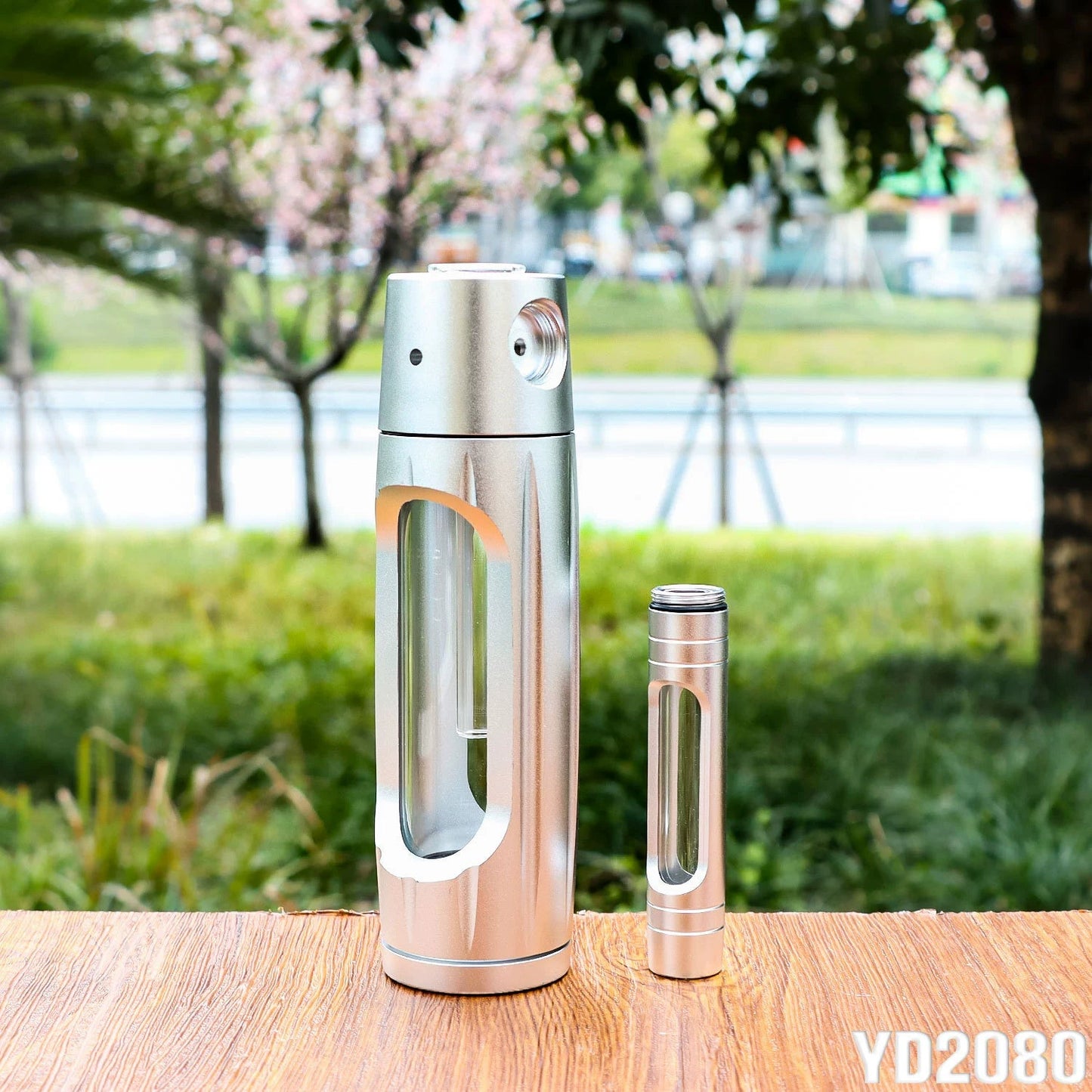 Cross-Border New Arrival Hammer-Shaped Aluminum Alloy Pipe Portable Metal Glass Tobacco Pipe Removable Easy to Clean Pipe Ai-TechWorld