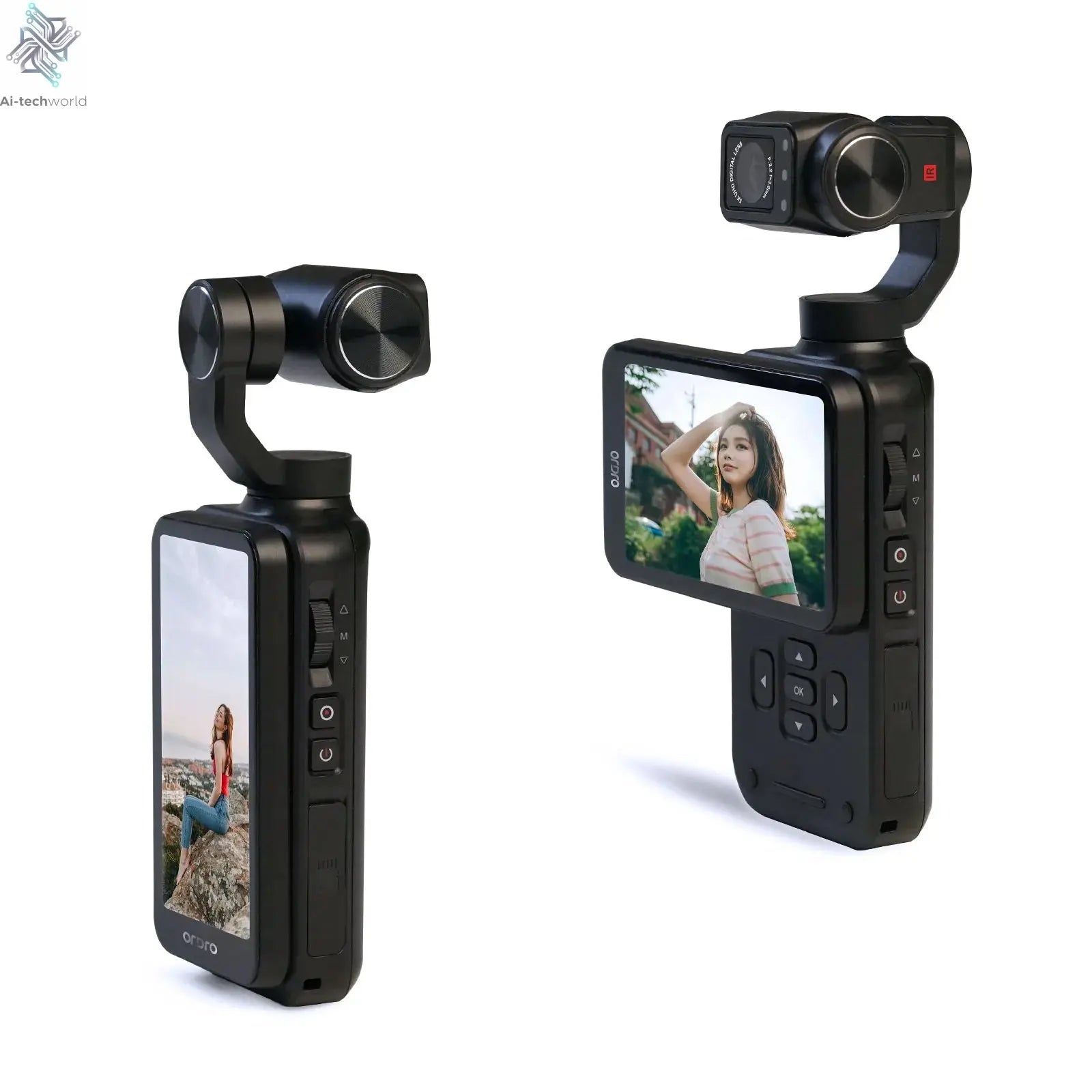 ORDRO M5 Pocket Video Camera Action Vlogging Digital Camcorder 5K 3-axis Face Tracking 3.5" Touch Screen Infrared Night Vision Ai-TechWorld