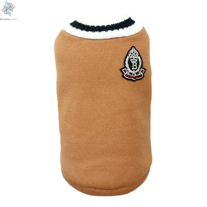 Pet Cat Solid Costume Autumn Winter Christmas Sweater For Small Dogs Kitten Pullover Puppy Vest Clothes Kitty Jacket Outfits Ai-TechWorld