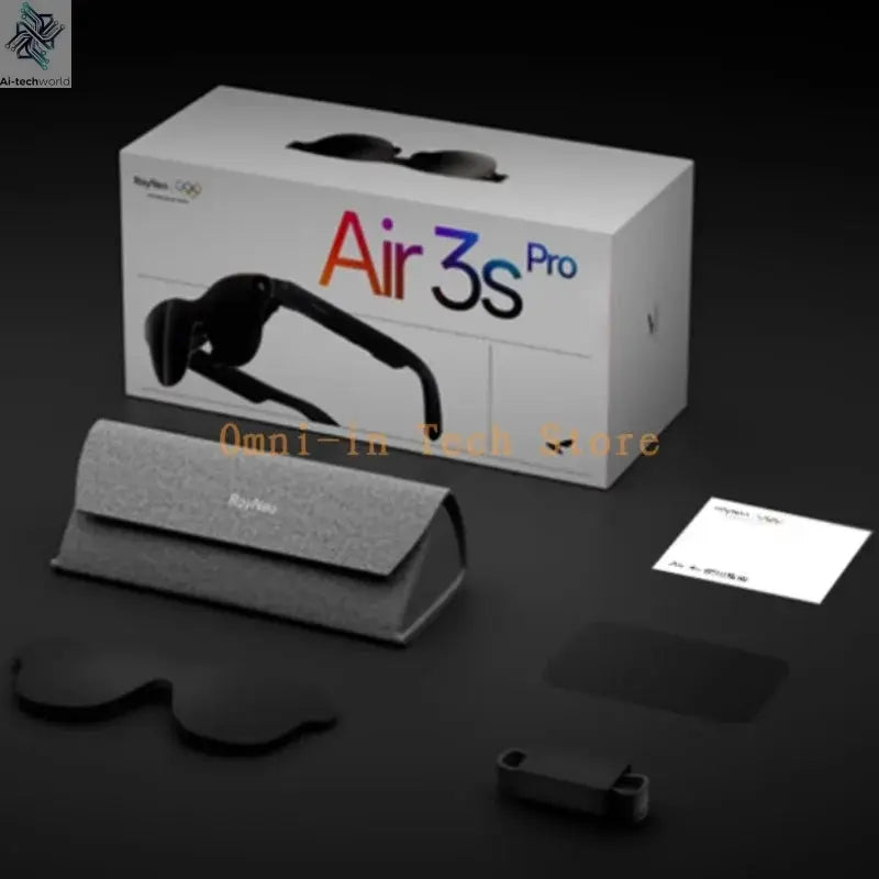 RayNeo Air 3S Pro smart AR glasses, 135-inch HD viewing, 1200Nits brightness, 3D surround sound Ai-TechWorld