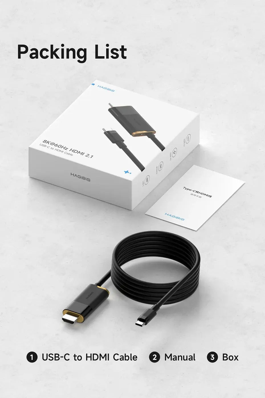 Hagibis Switch Dock for Nintendo Switch/OLED/Switch2 USB C to HDMI Cable Adapter 8K@60Hz HDR 100W PD for Laptop SteamDeck ROG Ai-TechWorld