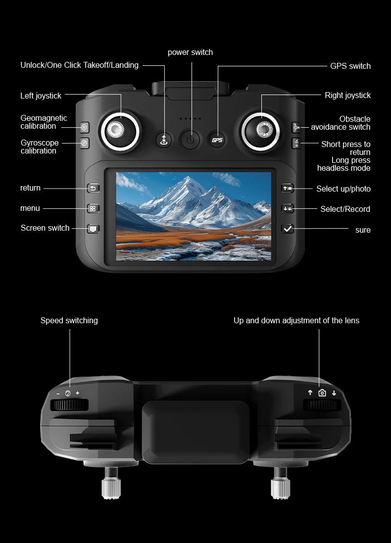 GT6 Professional Drone Long Range Flight Battery Quadcopter 4K HD Wifi Dron Aerial Photography Obstacle Avoidance Aircraft Ai-TechWorld