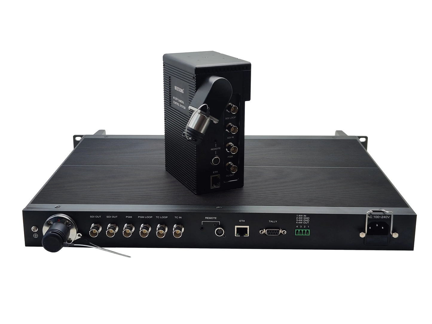 12G Fiber Optic SDI Transmission Remote Control System, with Optoelectronics Hybrid Transmit Signal and Power Supply, Outside Br Ai-TechWorld