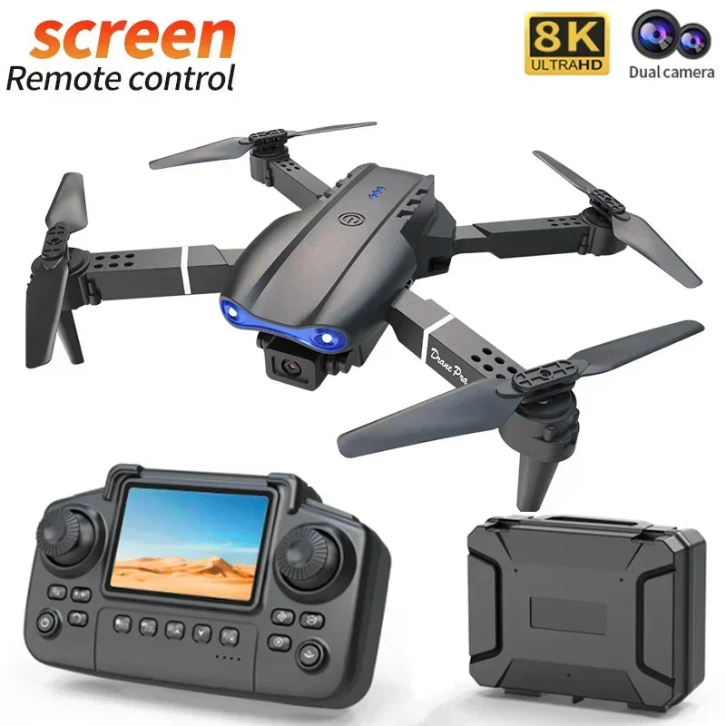 E99 Pro Drone Screen remote control Quadcopter Remote Four Axis Aircraft 8K HD Photography UAV Altitude Fixation Helicopter Toy Ai-TechWorld