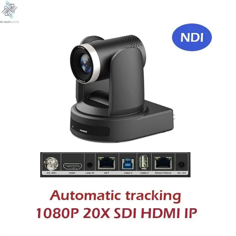 SMTAV 1080P 4K SDI PTZ Camera 10X 20X Zoom HDMI IP Live Streaming Camera Support POE Conference Camera for Church Meeting - Ai - TechWorld