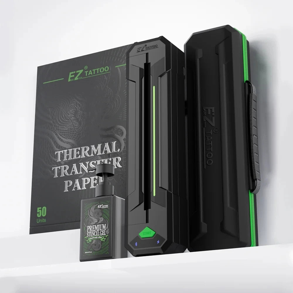 EZ Tattoo Transfer Stencil Printers Portable Thermal Tattoo Printer EZ Tattoo Transfer Paper Tattoo Transfer Gel Ai-TechWorld ai-techworld