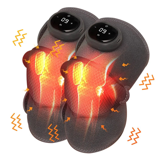 2PCS Cordless Knee Massager with Heat and Vibration for Knee Shoulder Elbow,Heated Knee Brace for Arthritis with Massage,Gifts Ai-TechWorld
