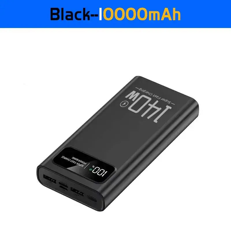 140W Power Bank Super Fast Charging Battery High Capacity Digital Display 100000mAh Power Bank For Iphone Samsung Xiaomi Tablet Ai-TechWorld