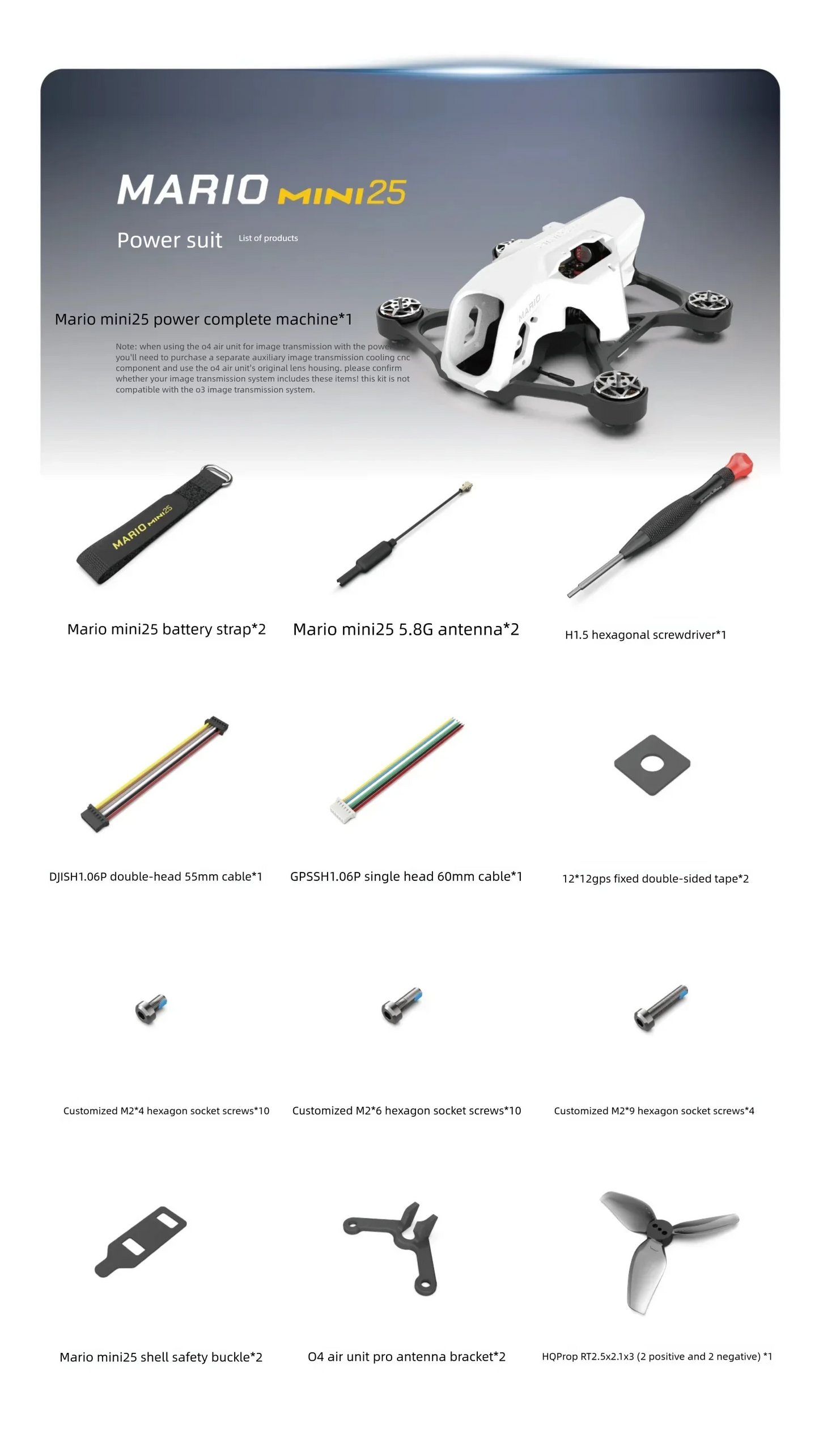 Speedybee Mario Mini 25 Mini25 2.4Ghz 3S FPV Drone (F435 AIO FC and OX32bit 25A 4in1 ESC) Ai-TechWorld