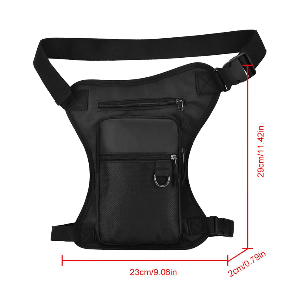Motorcycle Leg Side Bag Travel Bag Waterproof Motorbike Waist Leg Bag Outdoor Sports Casual Fanny Pack Men Women Hip Bum Pack Ai-TechWorld