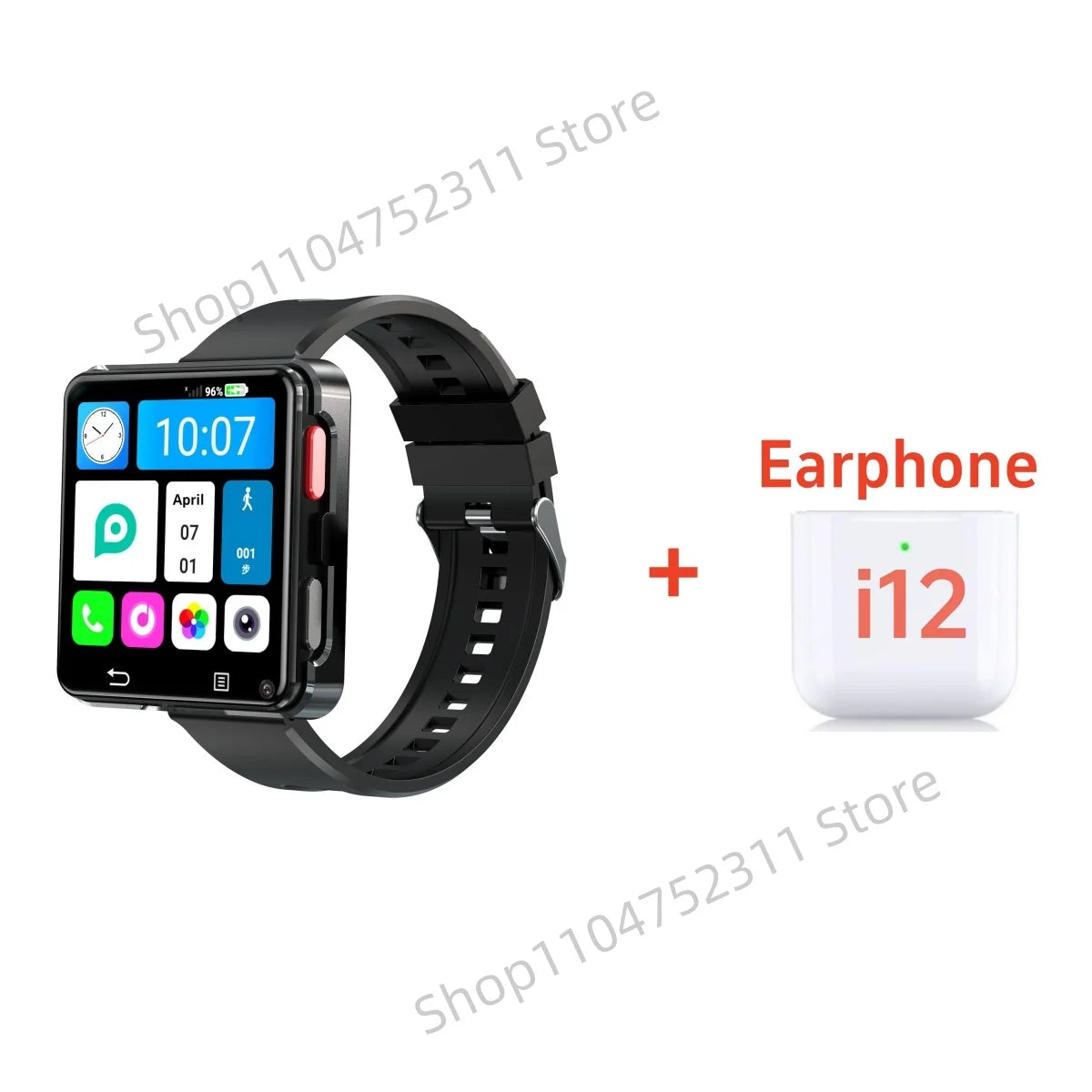 S998 4G Smart Watch Android 11.0 OS Smartwatch 2.64 inch Large Screen 480*480 MTK6739 500W Dual Camera 1200mAH Battery Wifi GPS Ai-TechWorld