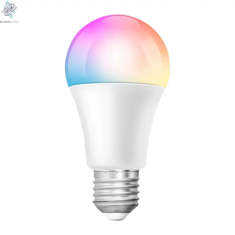 Smart WiFi Bulb – E27 9W Voice - Control Color Changing Light - Ai - TechWorld