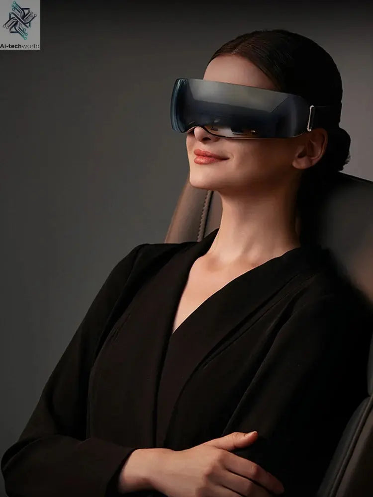 Super Relax Eye Massage Device Improve Sleeping Heating Vibration Eye Massager With 12 Massage Heads Fatigue Relieve Eye Care Ai-TechWorld