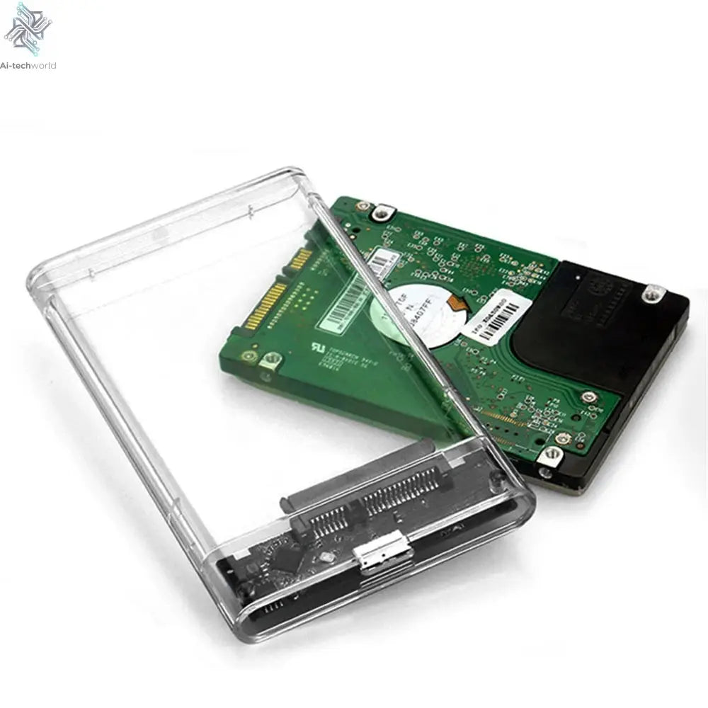 USB 3.0 HDD Enclosure 2.5inch SATA SSD Hard Drive Case with 5Gbps Transfer Speed Mobile External Housing Harddisk Boxs Cable - Ai-TechWorld