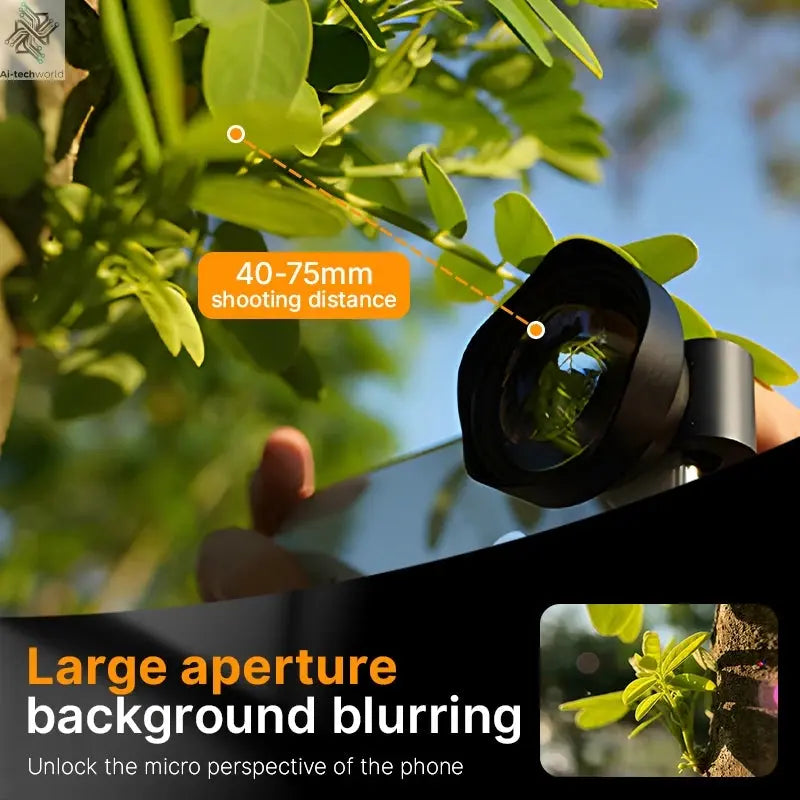 Ulanzi 17mm 10X Macro Lens Universal For iPhone 13 14 15 16 Mini Pro Max Samsung S20 S21 S22 S23 Ultra Huawei XiaoMi Phone Lens Ai-TechWorld