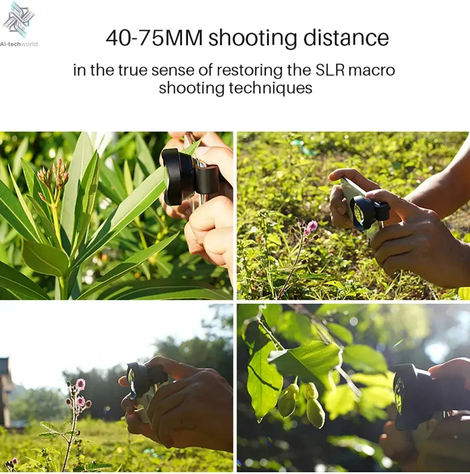 Ulanzi 17mm 10X Macro Lens Universal For iPhone 13 14 15 16 Mini Pro Max Samsung S20 S21 S22 S23 Ultra Huawei XiaoMi Phone Lens Ai-TechWorld