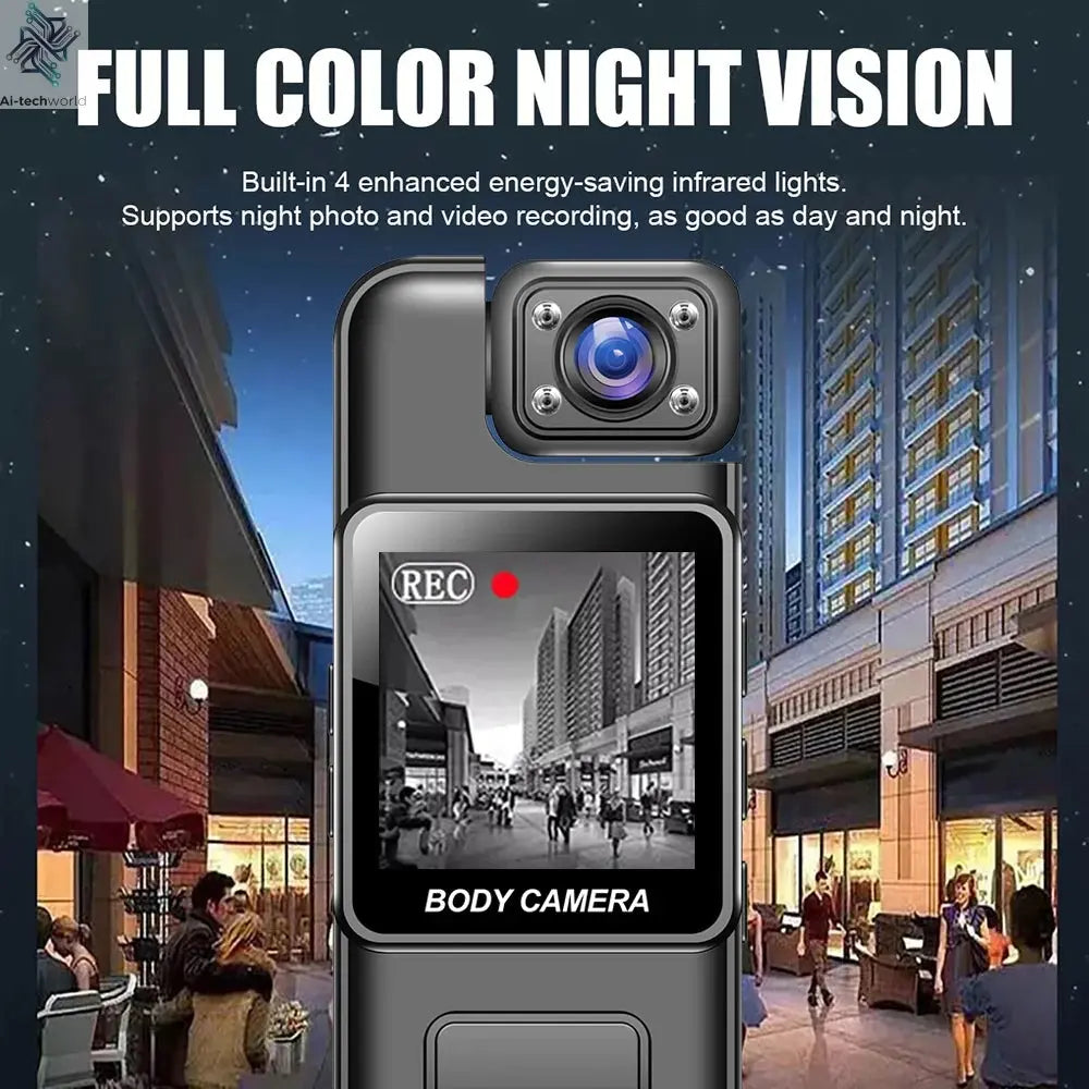 Ultra HD 4K WiFi Mini Camera Portable Digital Video Recorder Police BodyCam Infrared Night Vision Sports DV Riding Camcorder 카메라 Ai-TechWorld