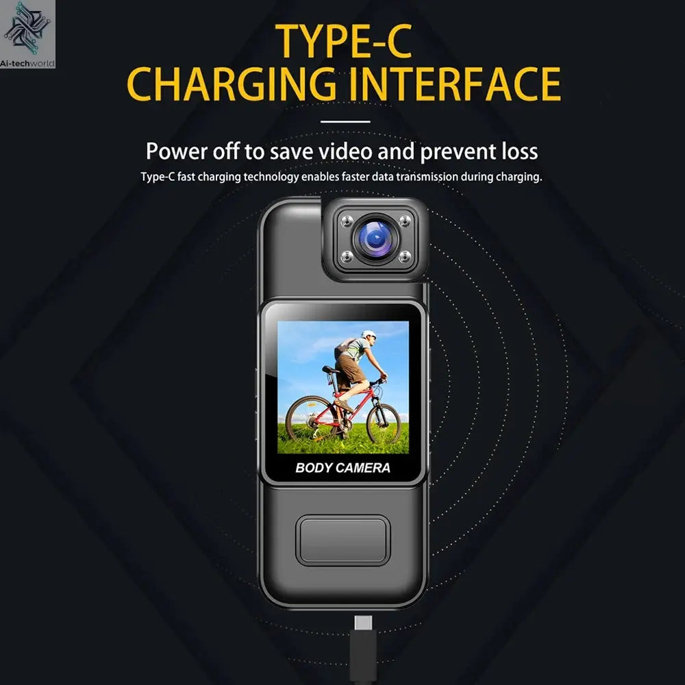 Ultra HD 4K WiFi Mini Camera Portable Digital Video Recorder Police BodyCam Infrared Night Vision Sports DV Riding Camcorder 카메라 Ai-TechWorld